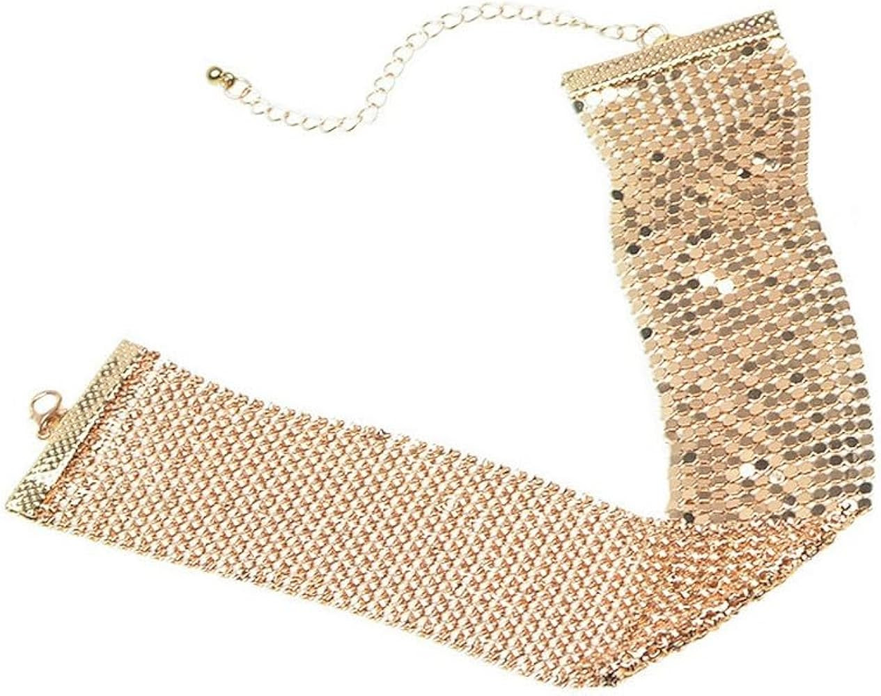 Yocoyee 3 Pieces Sparkly Rhinestone Choker Necklaces Silver Gold Plated Diamond Choker Dainty Cry... | Amazon (US)