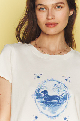 Caitlin Boxy Tee by Maeve | Anthropologie (US)