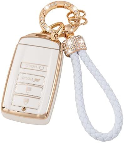 Amazon.com: Gematay for Acura Key Fob Cover with Keychain Lanyard, Soft TPU Key Case Protection C... | Amazon (US)