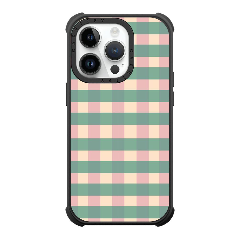 Pink and Teal Plaid by Oh So Graceful | Casetify