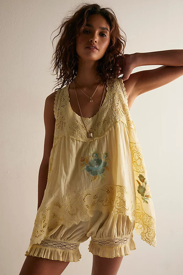 Eye Catcher Bloomsie Romper | Free People (Global - UK&FR Excluded)