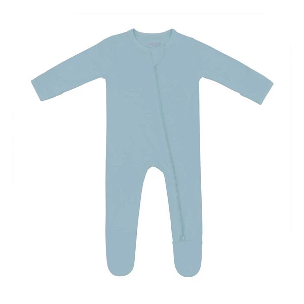Kyte Baby Zippered Footie Pajamas Baby 0/3 mo. Dusty Blue | Scheels