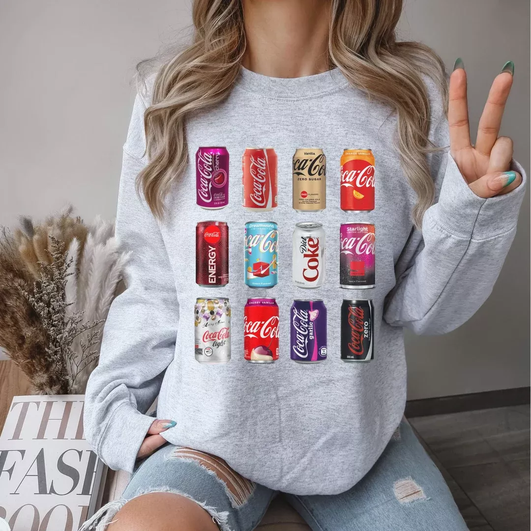 Vintage sales coke sweatshirt