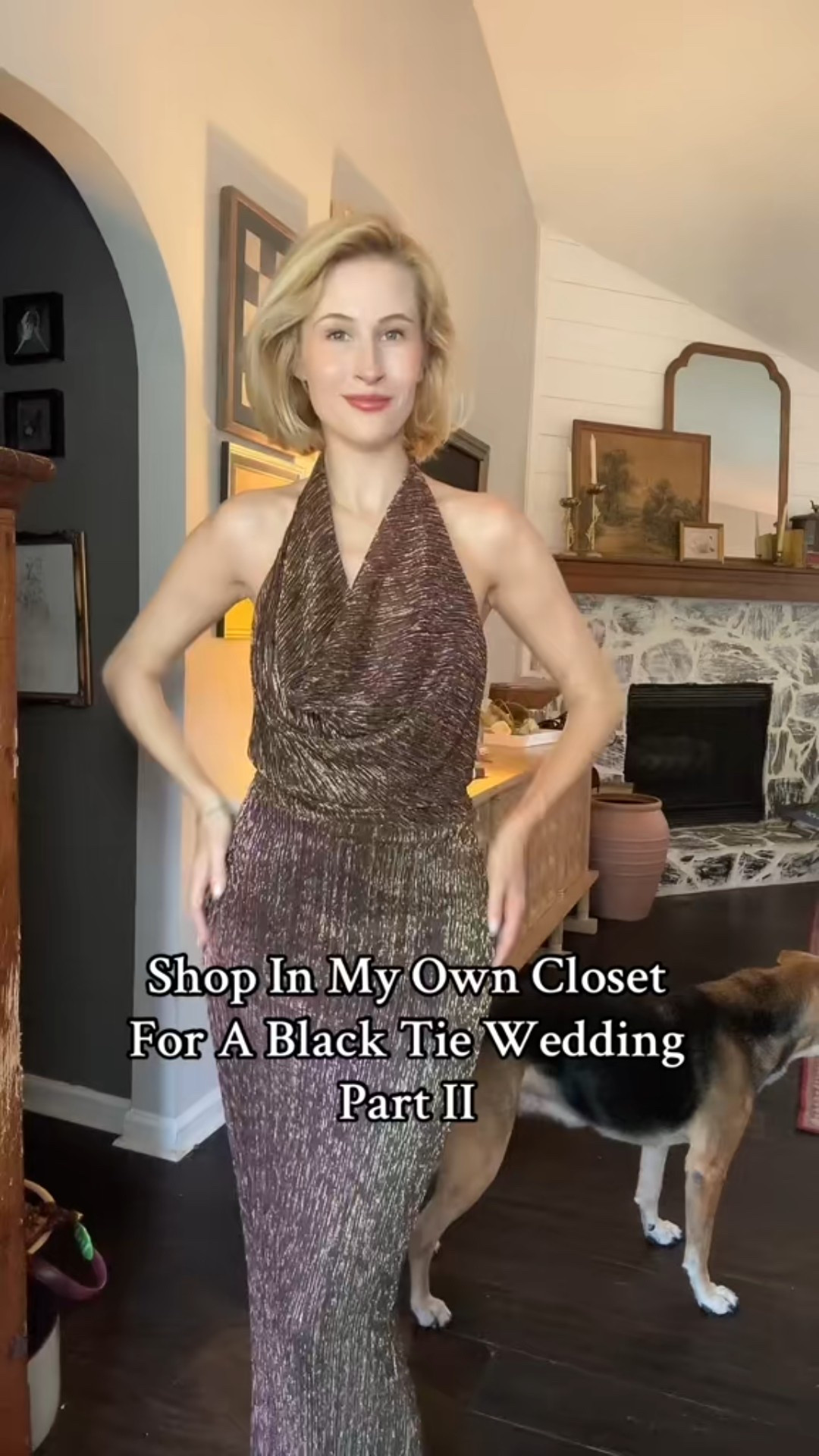 First two dresses I can’t link unfortunately (brown is Lady Pippa & the black is vintage Valentino) but links some similar options to all three 

Black tie wedding | wedding guest dress | formal wedding | black tie optional 