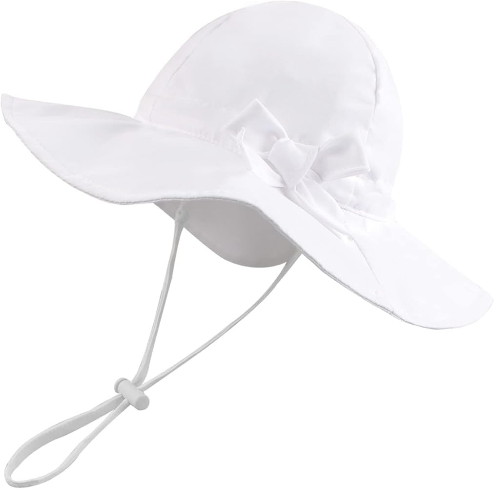 BAVST Baby Sun Hat Girls Floppy Bucket Hat Summer Toddler Outdoor Cap for Swim Beach | Amazon (CA)