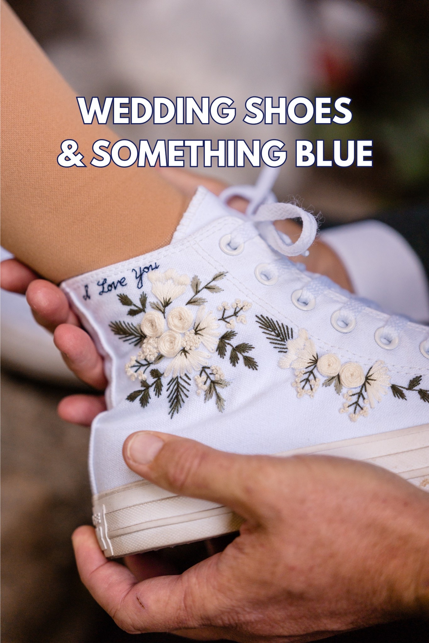 For my wedding shoes, I asked this shop to embroider the first “I love you” my husband ever wrote to me in a letter on the top and outside of each shoe in blue thread for my something blue. It was such a special touch and I loved surprising my husband the day of. 🤍✨

#LTKWedding #LTKStyleTip