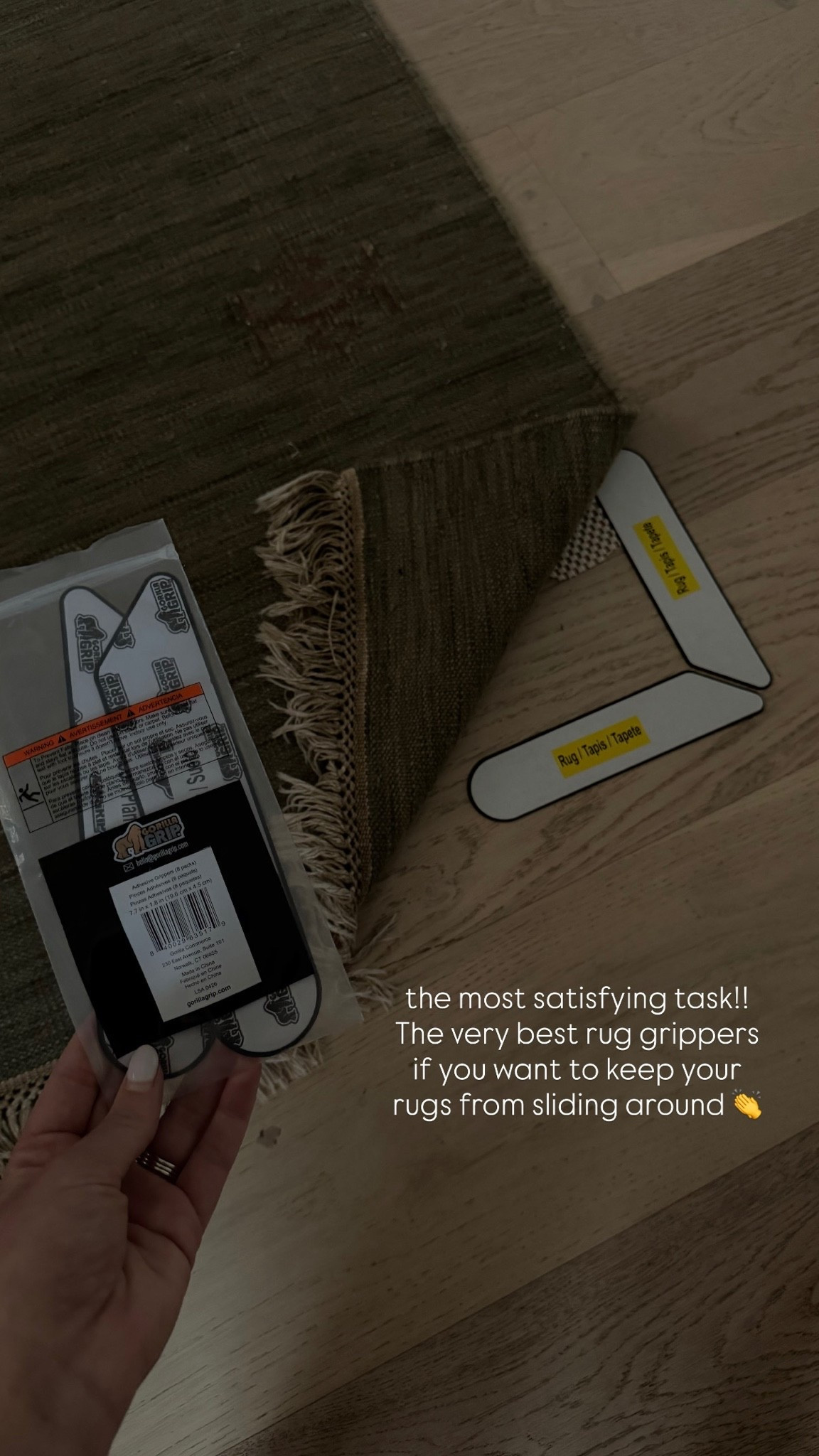 I’ve tried a lot of rug grippers and convinced these gorilla grip ones are the best of the best on Amazon!

#LTKHome