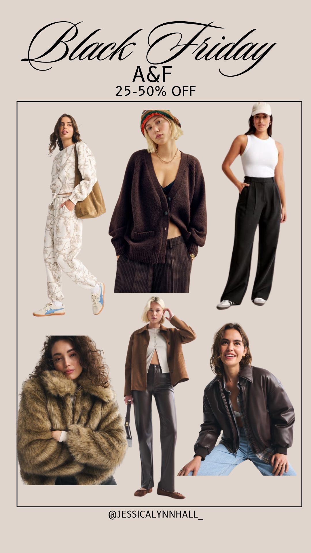 Abercrombie Black Friday sale 25-50% off!