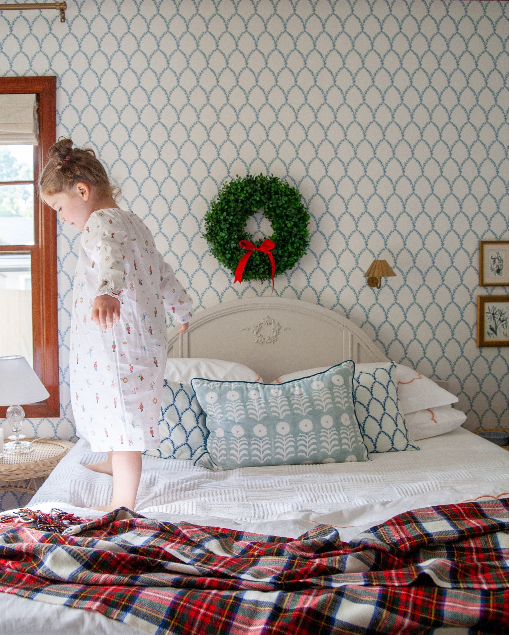 Christmas is still a month away and already I have felt more joy this holiday season that I remember in a long time. Decorating the house for 4 and 6 year-olds, making their day with a Christmas muffin wrapper, listening to them sing Christmas songs they’ve memorized… What could be better. So grateful. 🙏❤️

Good things are  on sale right now. These adorable nutcracker jammies from @petiteplume 25% off and everything at @riflepaperco including the wallpaper is 30% off for black Friday coming up.

#LTKSeasonal #LTKCyberWeek #LTKHoliday