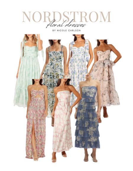 Floral dresses from Nordstrom 

#LTKStyleTip #LTKParties