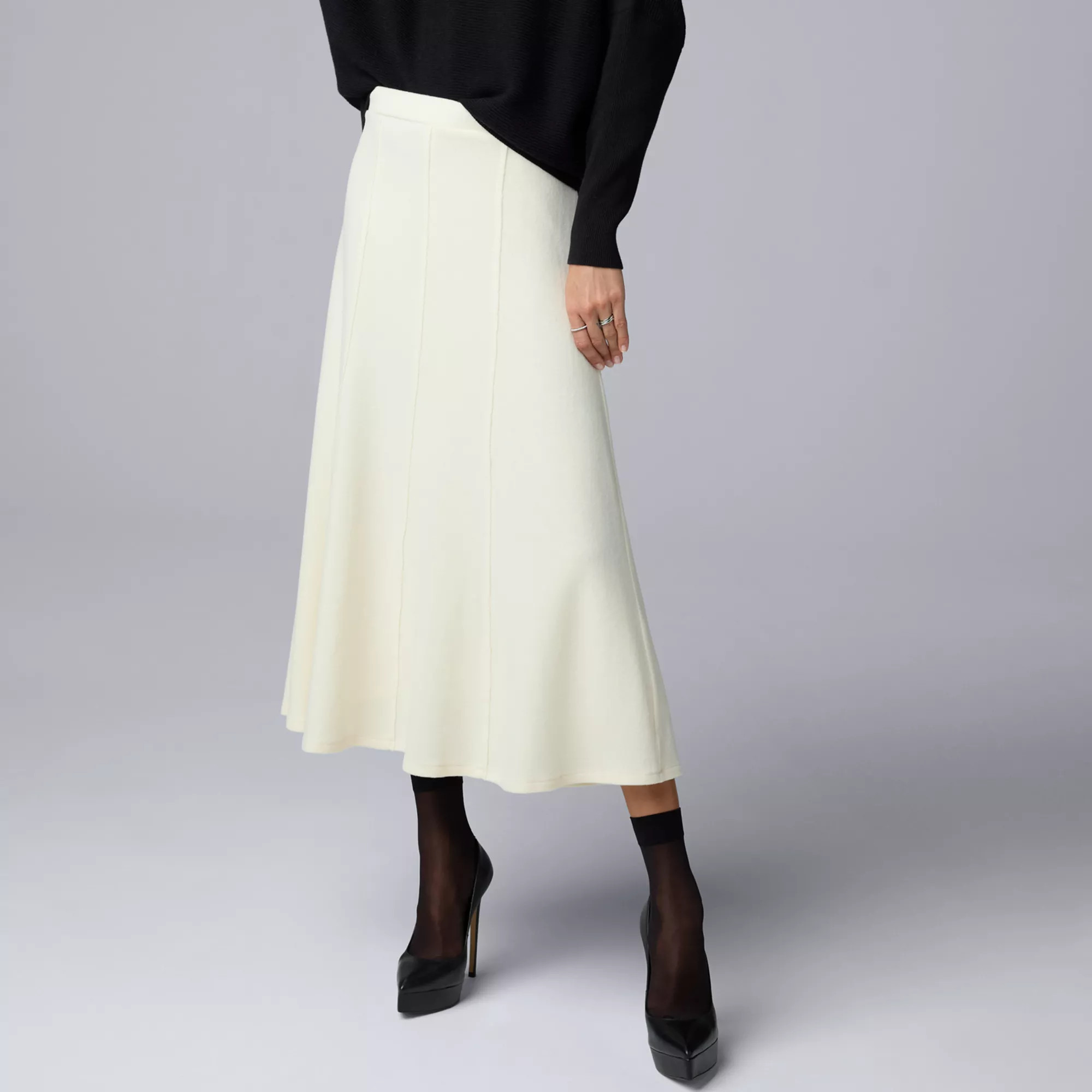 Women's Simply Vera Vera Wang A-Line Maxi Skirt | Kohl's