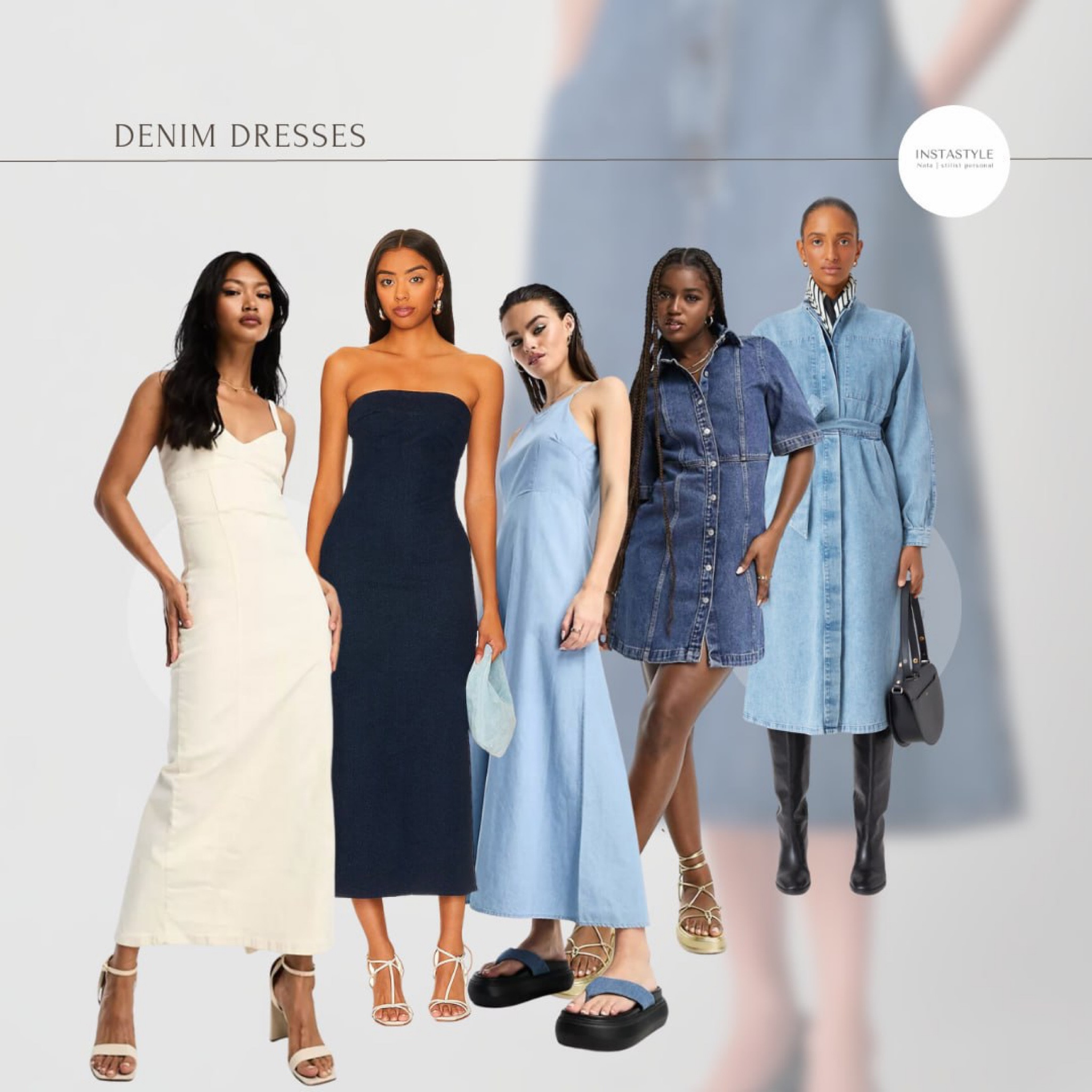 Dresses and denim have always been and will remain current. However, this season, denim dresses have become a hit, just like they were in the 1990s-2000s when everyone wore denim in various forms, integrating it into any kind of aesthetic.

Over time, denim dresses have evolved into an iconic fashion element and have been assimilated into popular culture globally.

Here, I have a selection for you to get inspired!

With love,
Nata

#LTKSeasonal #LTKxNSale #LTKeurope
