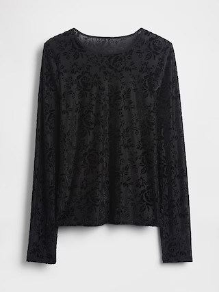 Burnout Velvet Top | Gap (US)