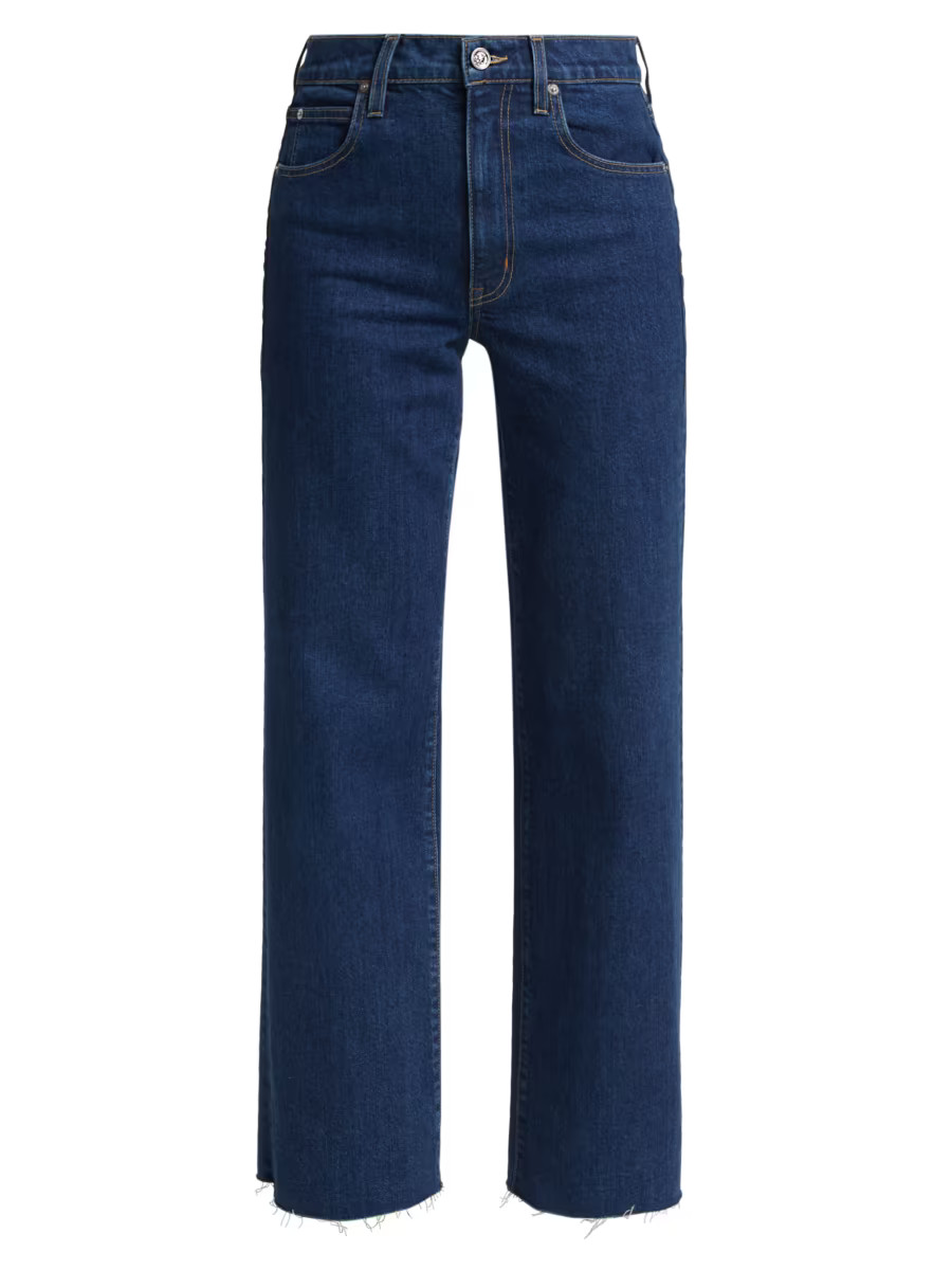 SLVRLAKE Grace Denim Straight-Leg Jeans | Saks Fifth Avenue | Saks Fifth Avenue