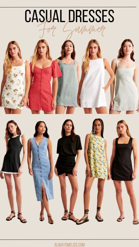 So many super cute casual dress options for this season. Linking a few of my favorites for summer. Love the red dress and would be cute for 4th of July! Jean dress is so trendy. 

Abercrombie 
Casual Dress
Summer outfit 

#LTKSeasonal #LTKStyleTip #LTKFindsUnder100