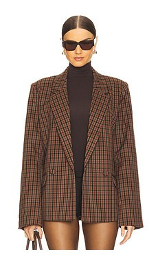 WeWoreWhat Boxy Blazer in Wheat from Revolve.com | Revolve Clothing (Global)