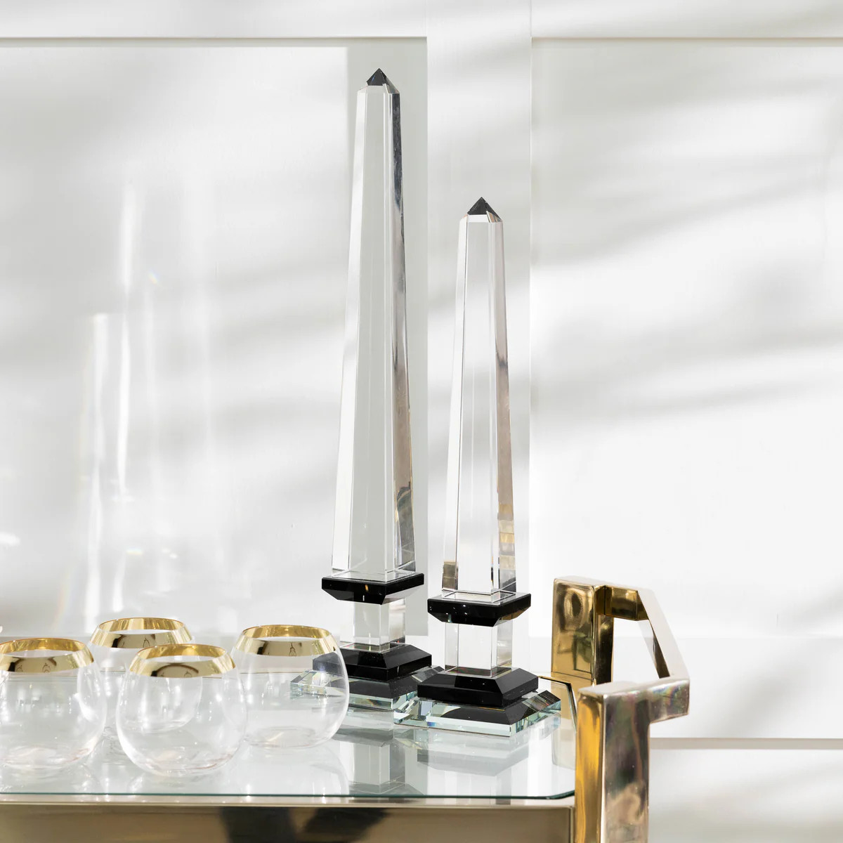 Black Base Obelisks | Modern Locke