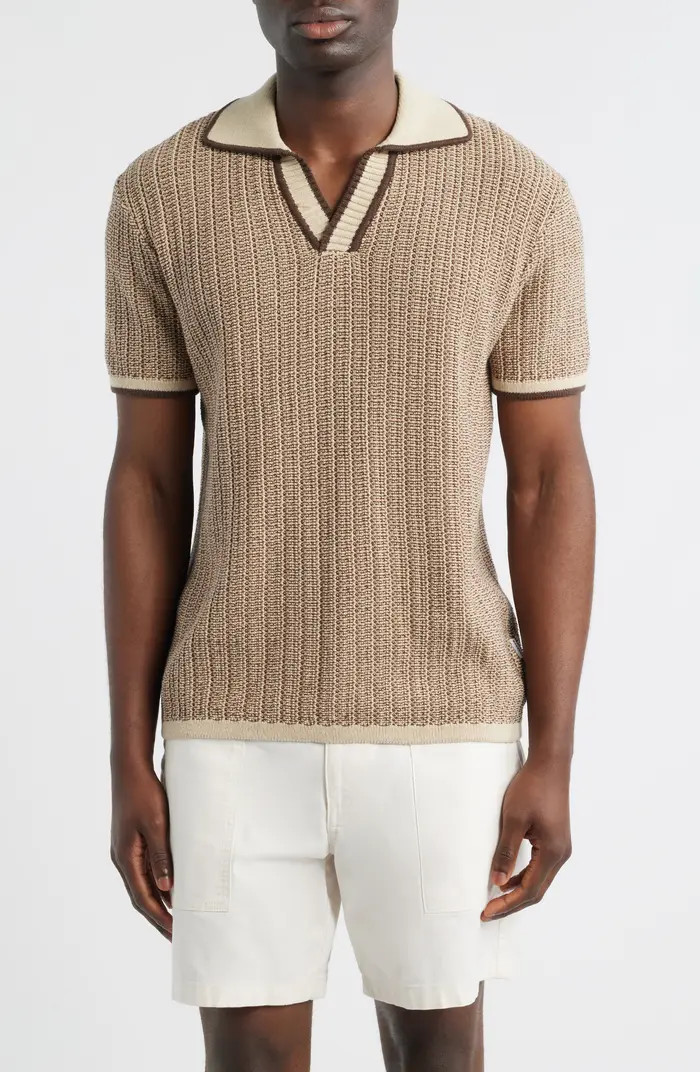 Marled Johnny Collar Polo | Nordstrom