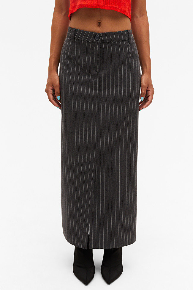 Tailored midi pencil skirt | Monki