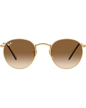 Ray-Ban Rb3447 Round Metal Sunglasses | Amazon (US)