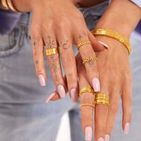 Custom Stamped Fidget Ring (Gold) | Abbott Lyon