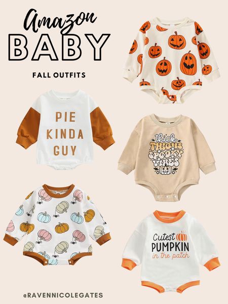 Amazon Baby outfits for fall! 

#LTKSeasonal #LTKbaby #LTKHalloween