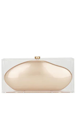 Cult Gaia Annika Clutch in Metallic Bronze. | Revolve Clothing (Global)