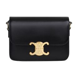 Teen Triomphe bag in shiny calfskin - CELINE | 24S US
