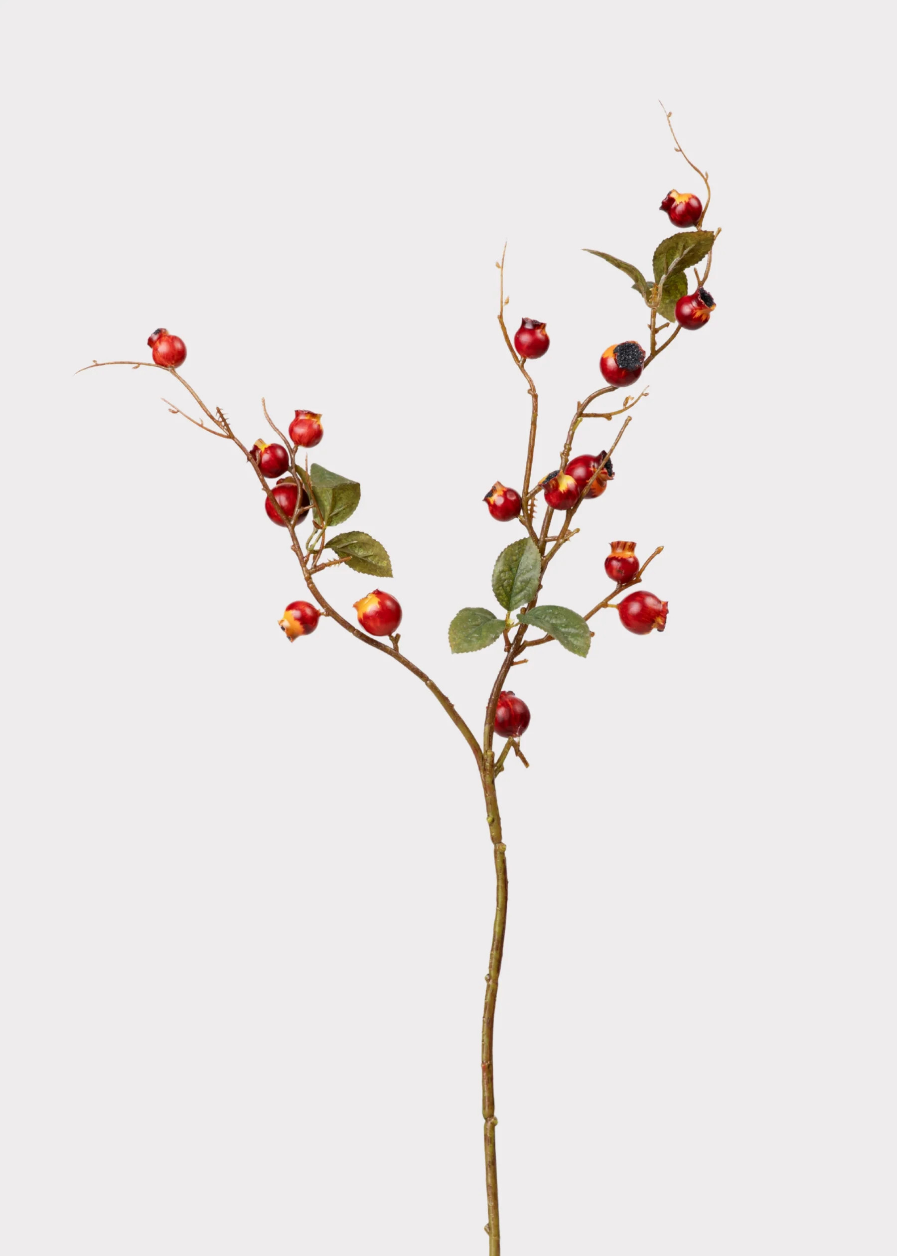 Faux Crabapple Berry Branch | Artificial Fall Stems | Afloral | Afloral