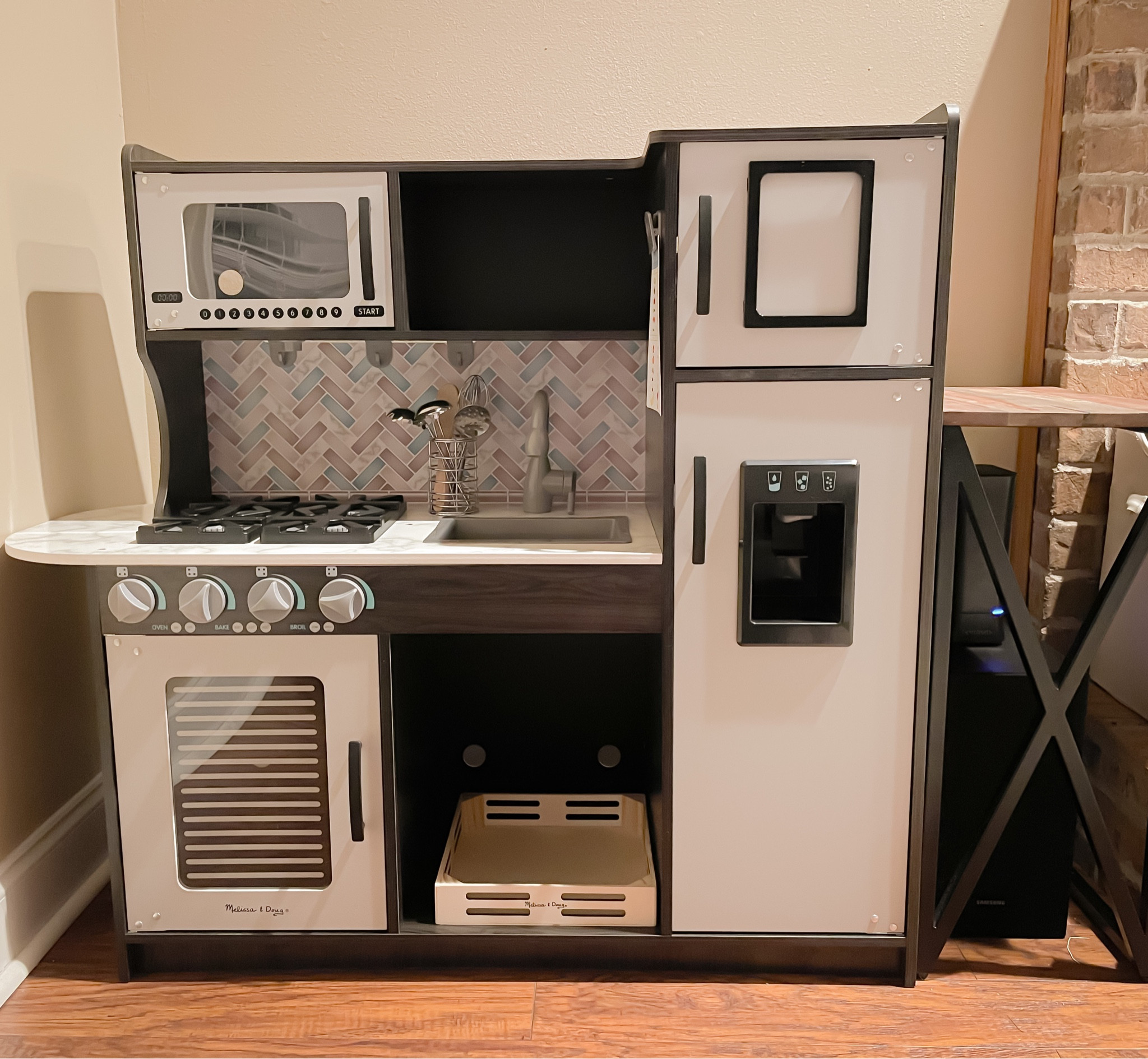 Melissa & Doug Wooden Chef’s Pretend Play Toy Kitchen With “Ice” Cube Dispenser on sale $199.99! And all the kitchen accessories are on sale too. Bobo loves cooking with his! 

#LTKxPrimeDay #LTKhome #LTKkids