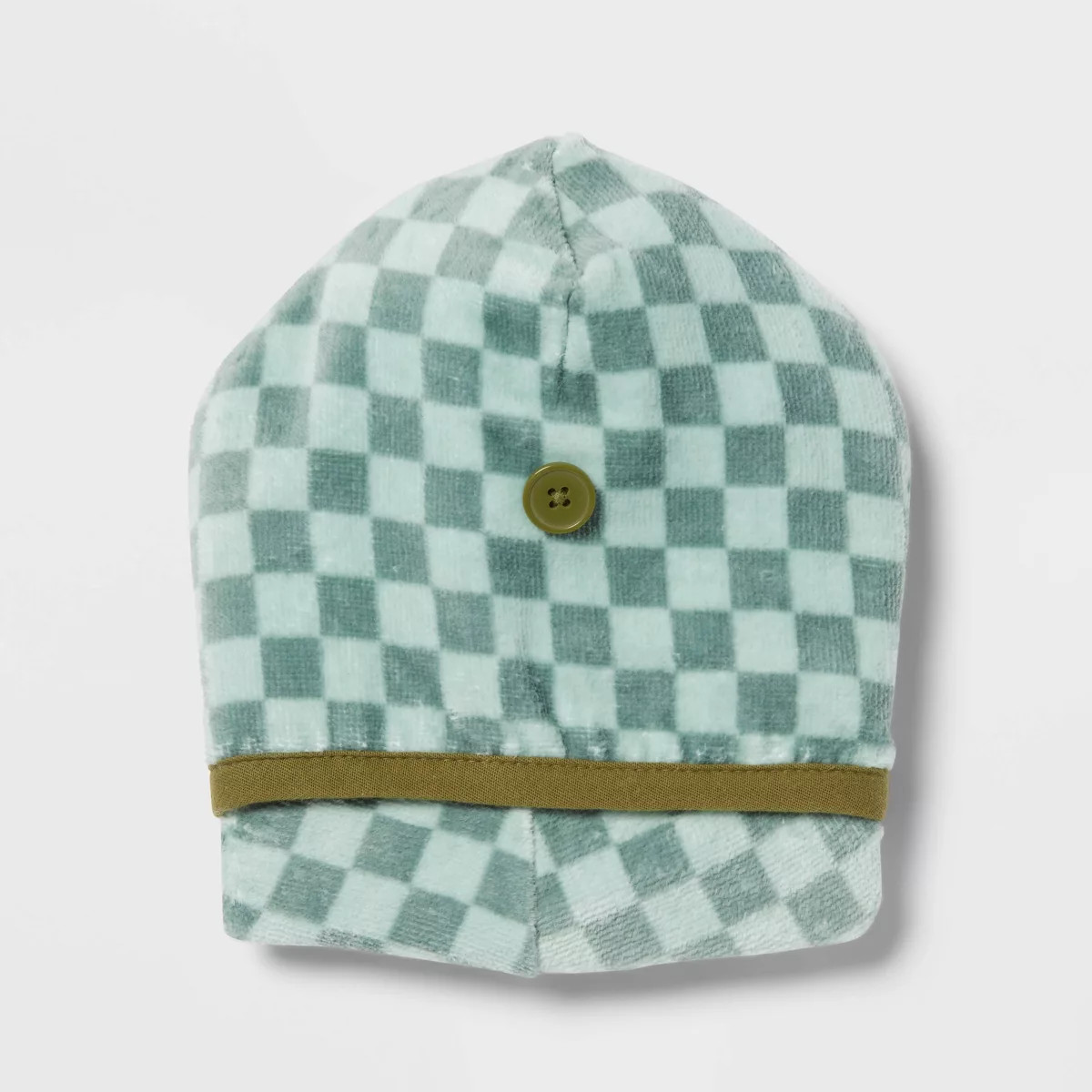 Kids' Hair Towel Green Checkered - Pillowfort™: Extra Lightweight Cotton Terry, Machine Washabl... | Target