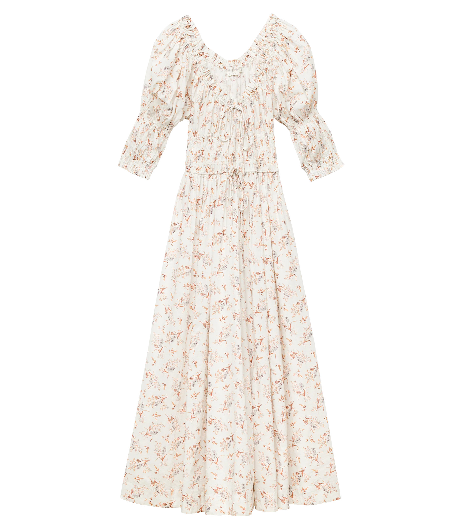 Ischia Dress - Crème Windswept Meadow | DÔEN | DOEN