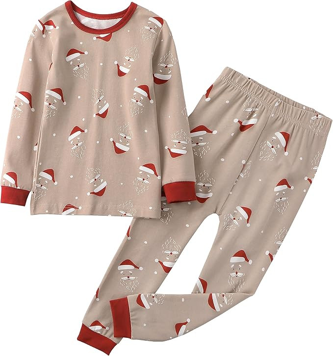 Owlivia 100% Organic Cotton Baby Long Sleeve Pajama Sets, Toddler Boy Girl 2-Piece Sleepwear | Amazon (US)