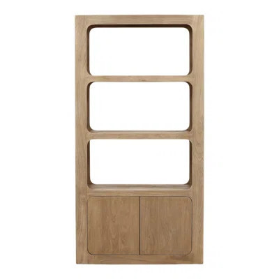Leandra Bookcase Weathered Natural | Wayfair North America