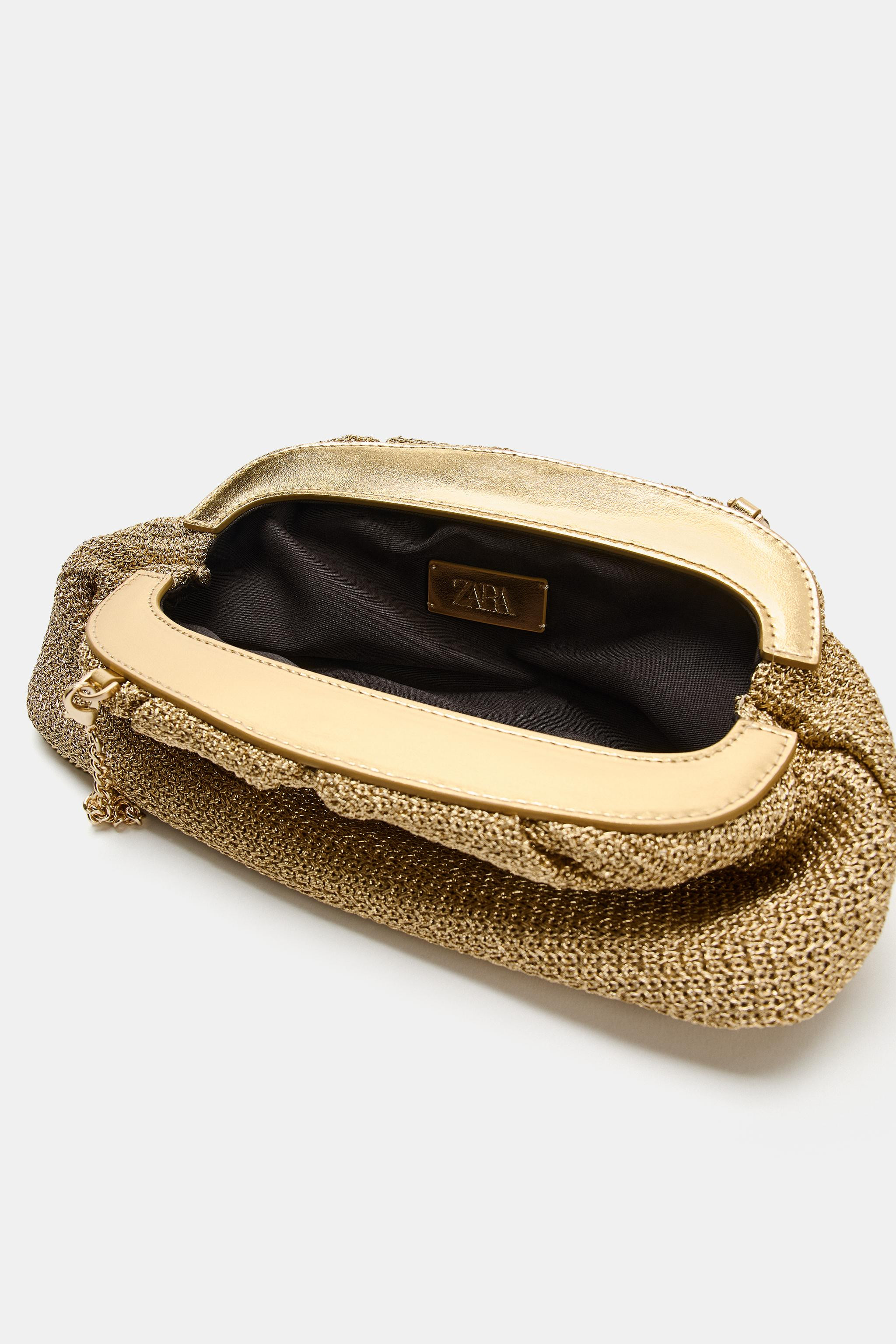 WOVEN CLUTCH BAG | Zara US