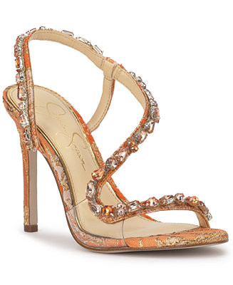 Women's Jaycin Barely-There Rhinestone Evening Sandals | Macy's