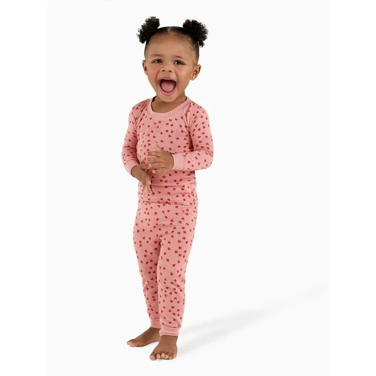 Modern Moments by Gerber Baby and Toddler Unisex Valentine's Day Pajama Set, 2-Piece, Sizes 12M-5... | Walmart (US)