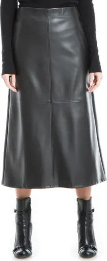 Faux Leather A-Line Skirt | Nordstrom Rack