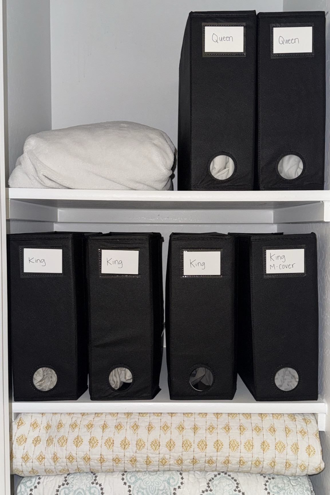 MUST HAVE SHEET STORAGE! 
•
Keep sheets clean, organized, and save space while doing it 🤌🏼🤌🏼 
•
#amazonfind #amazon #amazonhome

#LTKSaleAlert #LTKFindsUnder50 #LTKCyberWeek