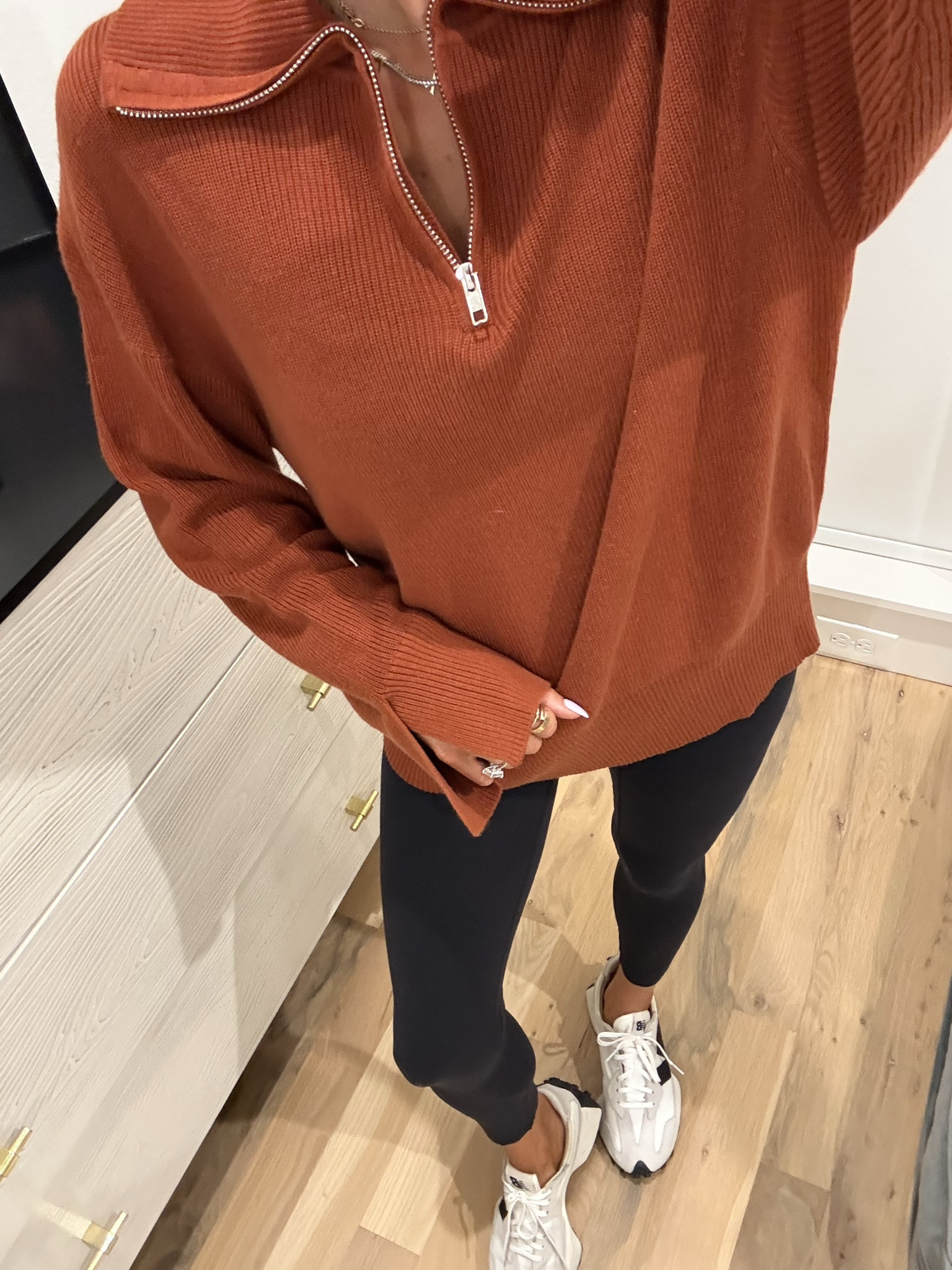 Amazon half zip knit have this one in a few colors! Wearing smallest size 

#LTKPetite #LTKFindsUnder100 #LTKFindsUnder50