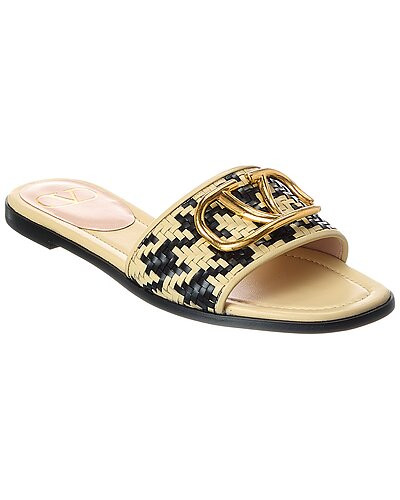 VLogo Signature Leather Sandal | Rue La La
