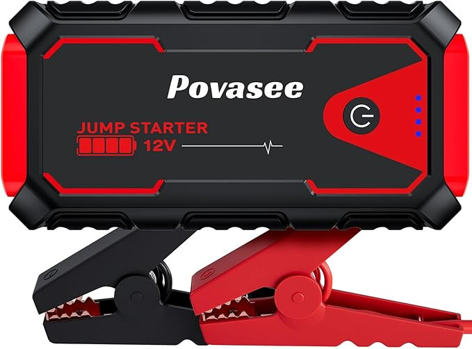 Povasee Jump Starter 5000A Car Jumper Starter, Model A30 12V Jump Box for Car Battery up to 10L G... | Amazon (US)