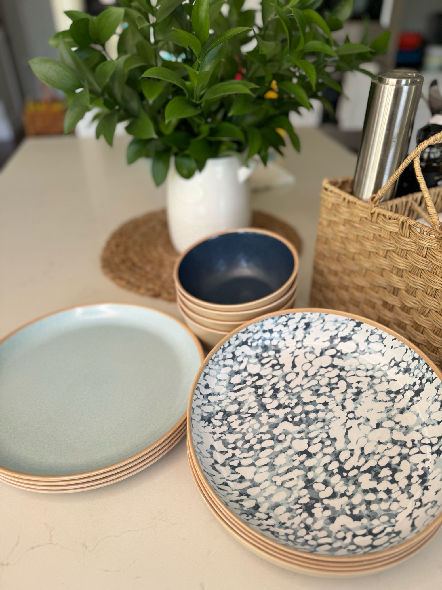 This is my favorite set of melamine dishes…fabulous for spring or summer outdoor entertaining. The star of the show is the low, wide bowl for pastas or salads!

@walmart @walmartcreator 
#summer #barbeque #picnic #momlife

#LTKhome #LTKSeasonal #LTKparties