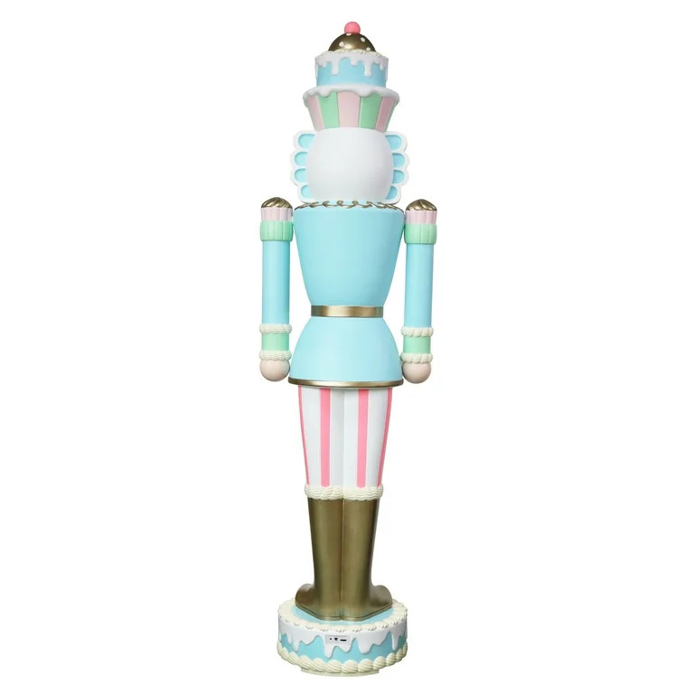 Candy Sweet Decorative Nutcracker, Multicolor, 72", by Holiday Time | Walmart (US)