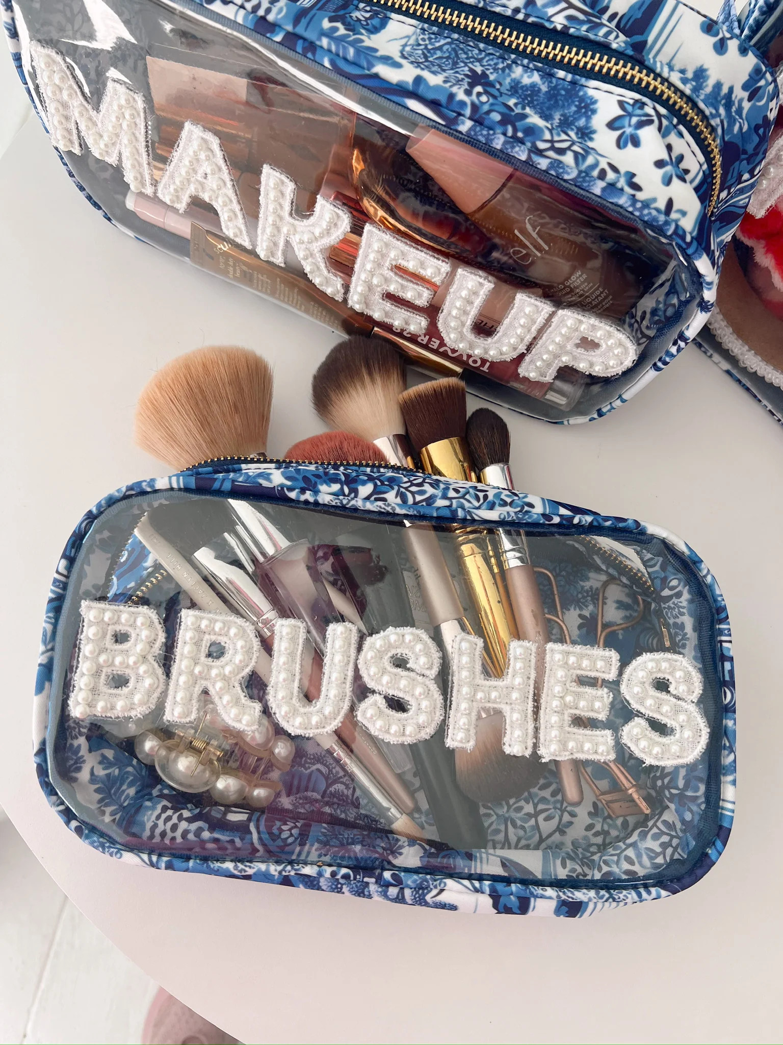 Brushes Med - Blue Willow | KenzKustomz