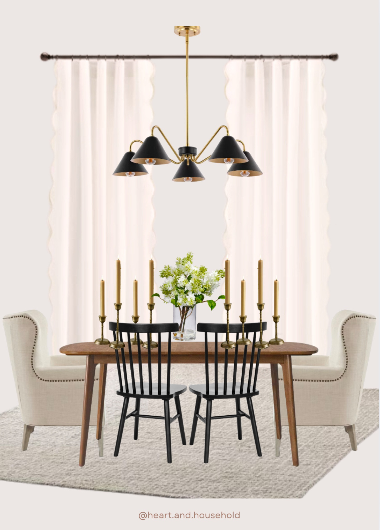 A more formal dining room option, all from target 🤎

#LTKWatchNow #LTKHome #LTKFamily