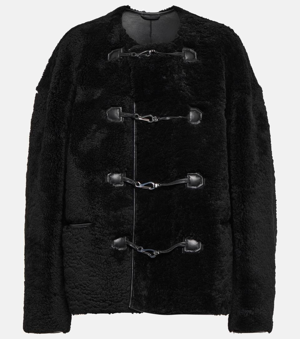 Teddy embellished shearling jacket | Mytheresa (US/CA)