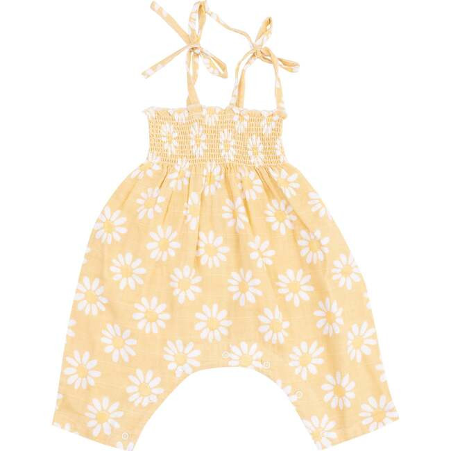 Tie Strap Smocked Romper Mod Daisy | Maisonette