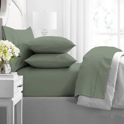 Chiswick Living 1000TC Egyptian Cotton Sheet Set | Temple & Webster | Temple & Webster AU