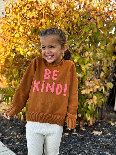 Be Kind Kids sweater! Kids fashion, fall outfit 

#LTKkids #LTKSeasonal #LTKfamily